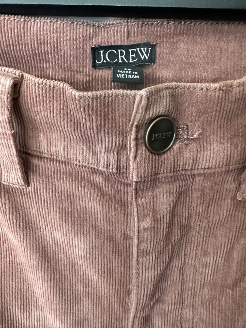 J.Crew Brown Corduroy High-Rise Wide Leg Pants Women 26